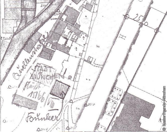 Hochbunker Quellenstrasse Flurplan